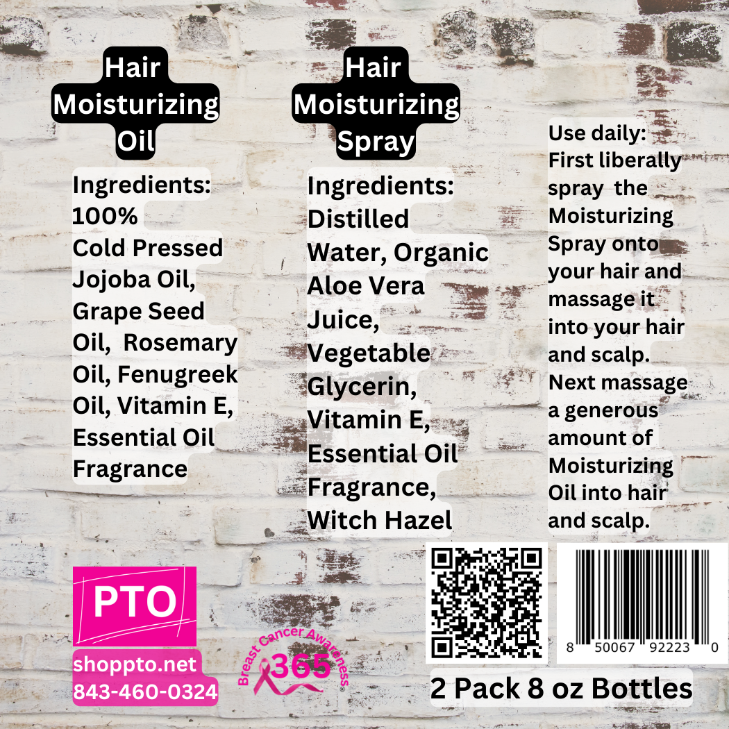 Between Cuts 510 Hair Moisturizing Oil & Spray Set