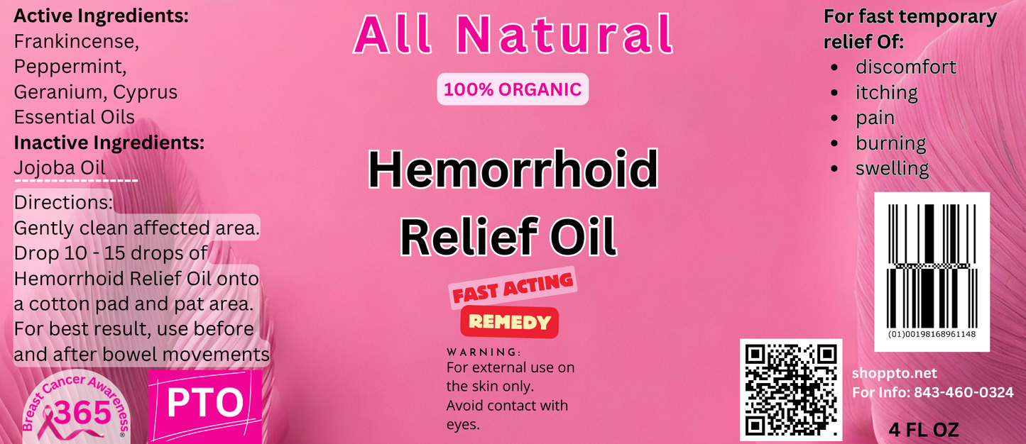 Hemorrhoid Relief Oil