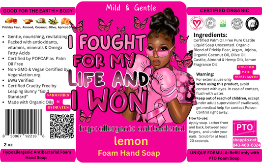 BCA Mild & Gentle Foam Hand Soap 3 Pk 2 oz Travel Size - Lemon Scent