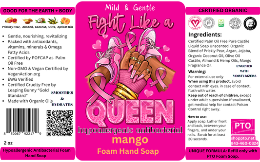 BCA Mild & Gentle Foam Hand Soap 3 Pk 2 oz Travel Size - Mango Scent