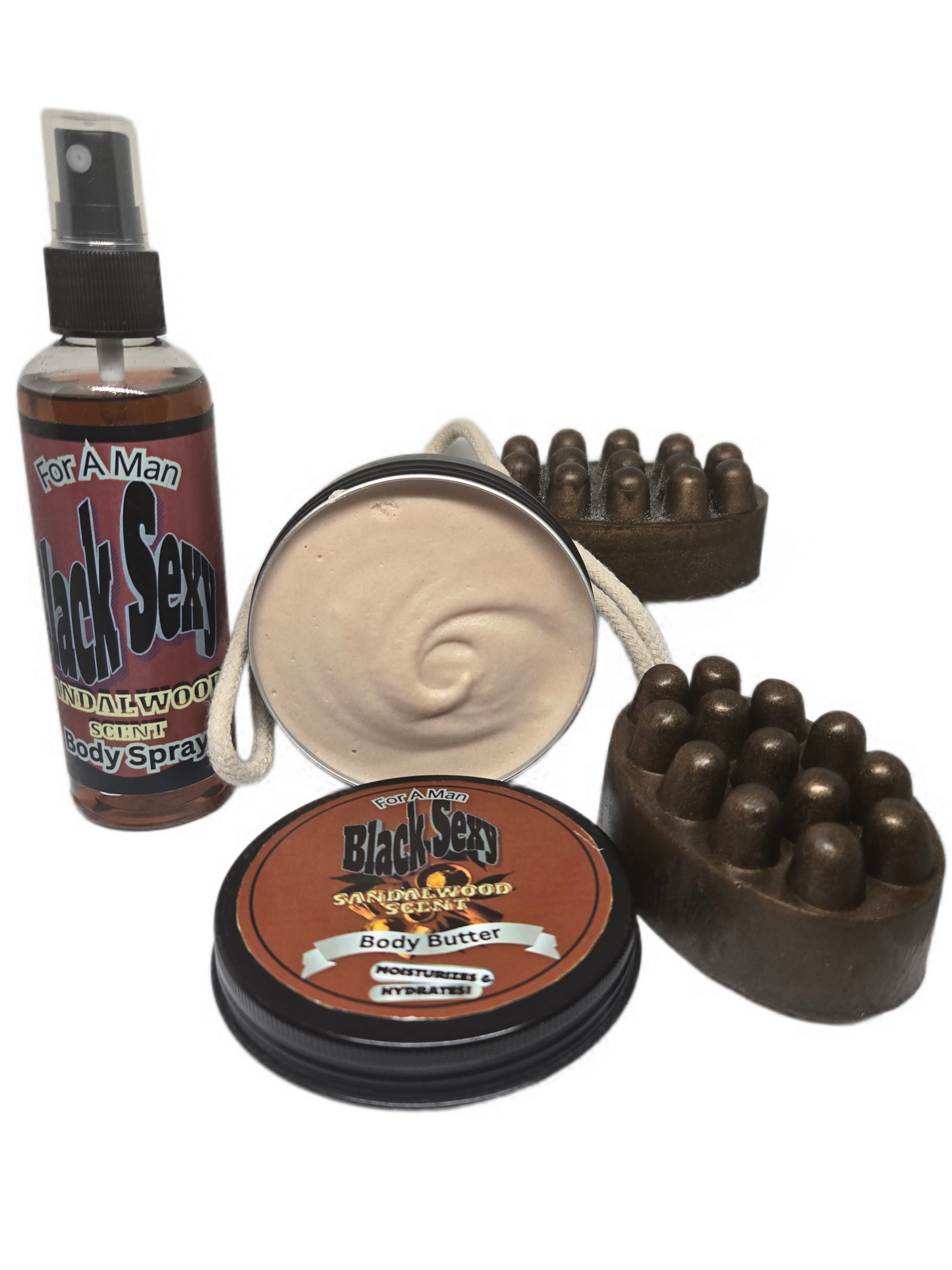 Dad's Massage Bar Soap, Body Spray & Body Butter Gift Set