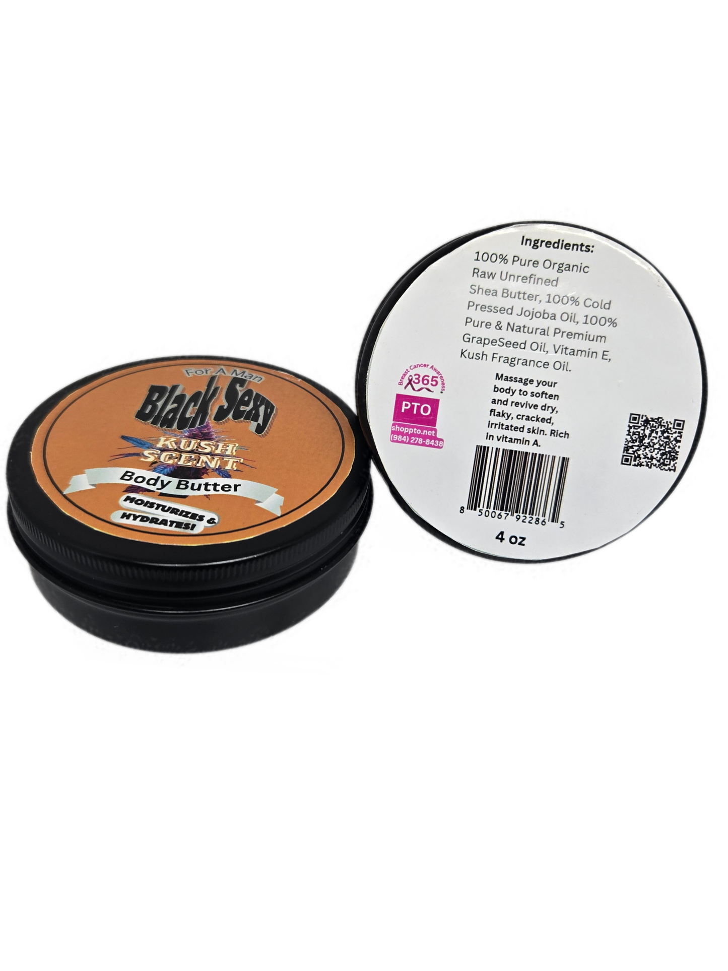 Black Sexy For A Man Body Butter Kush Scent