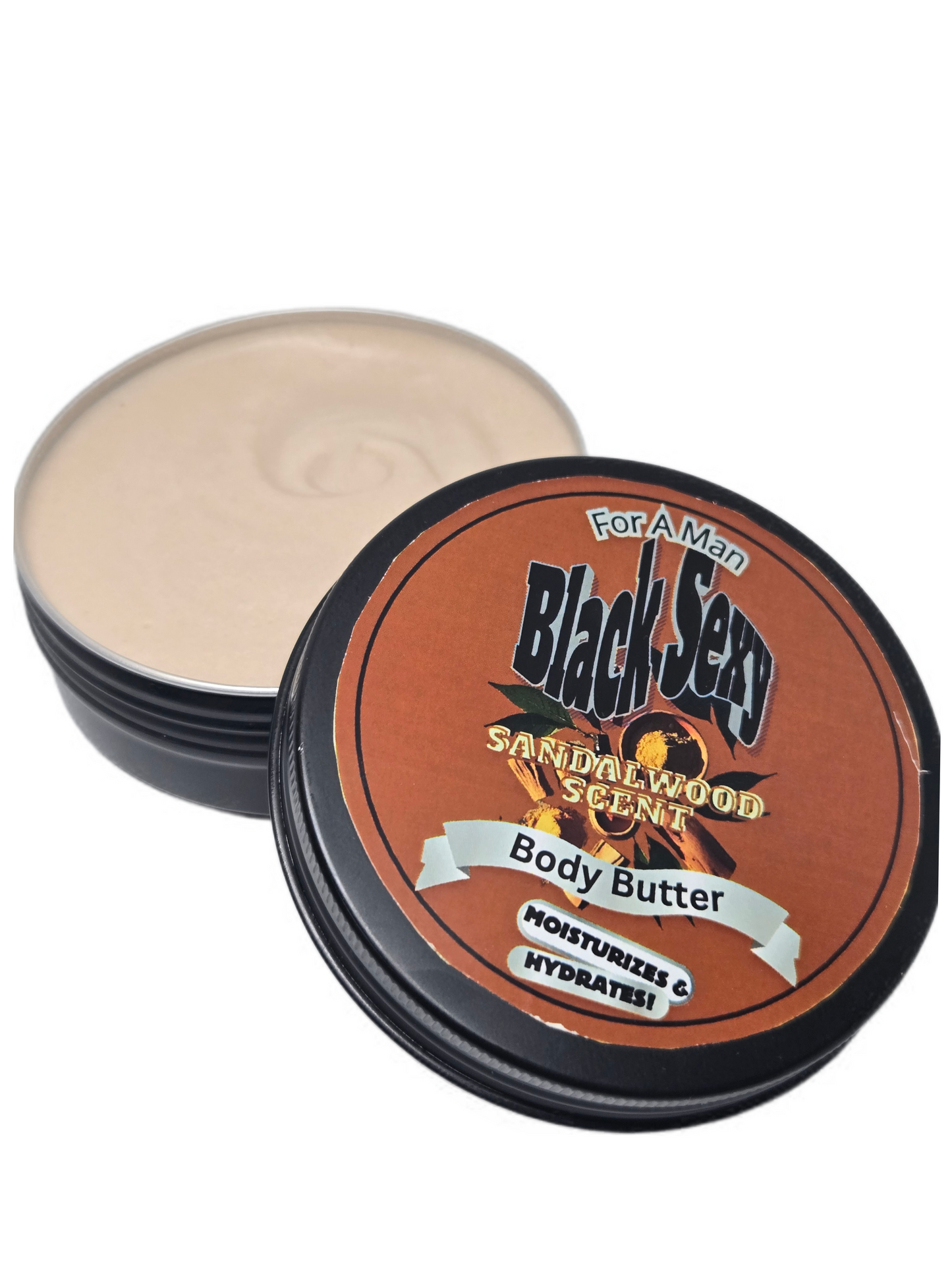 Black Sexy For A Man Body Butter Sandalwood Scent