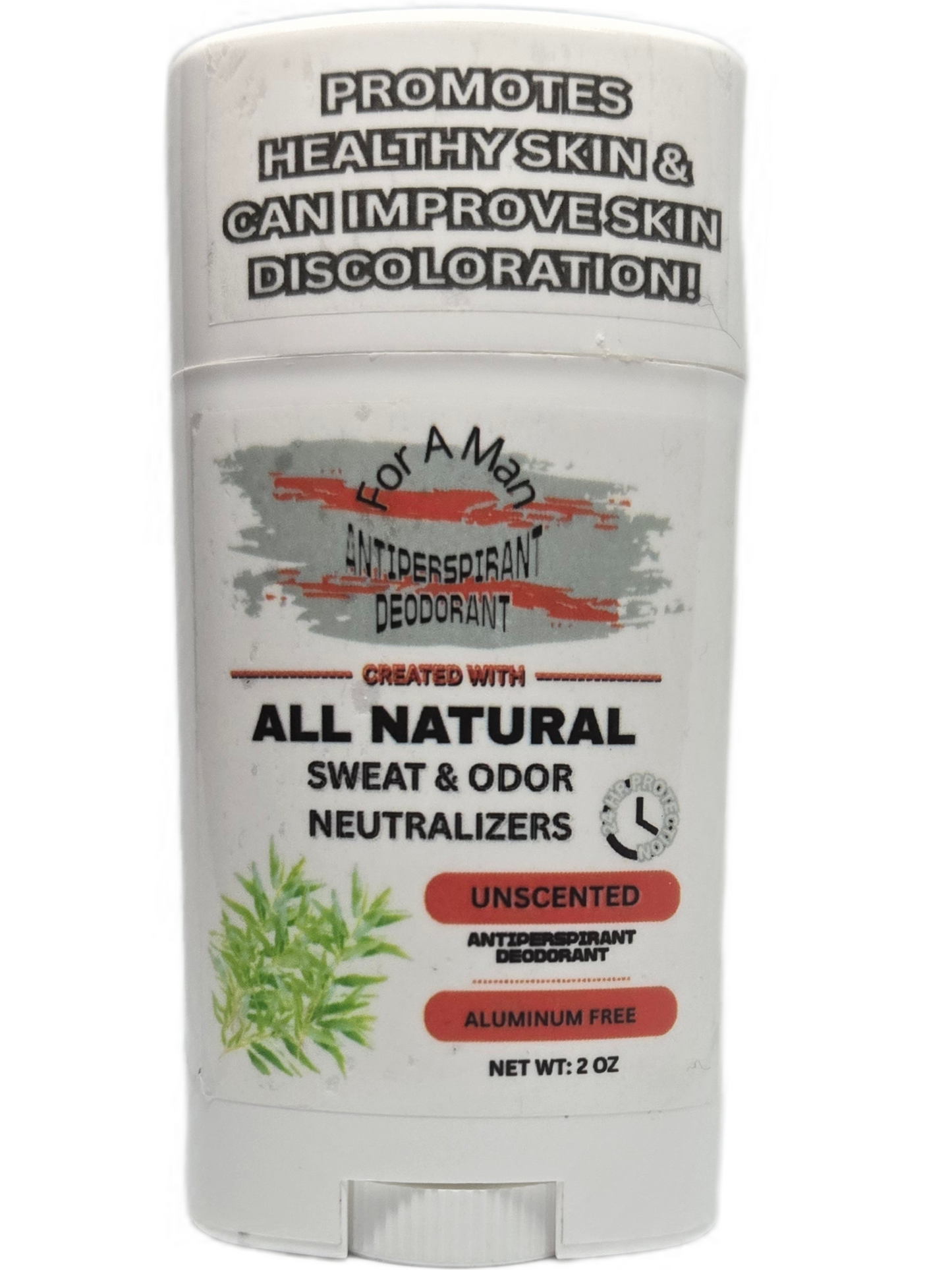 For A Man Antiperspirant Deodorant Unscented (2 Pk)