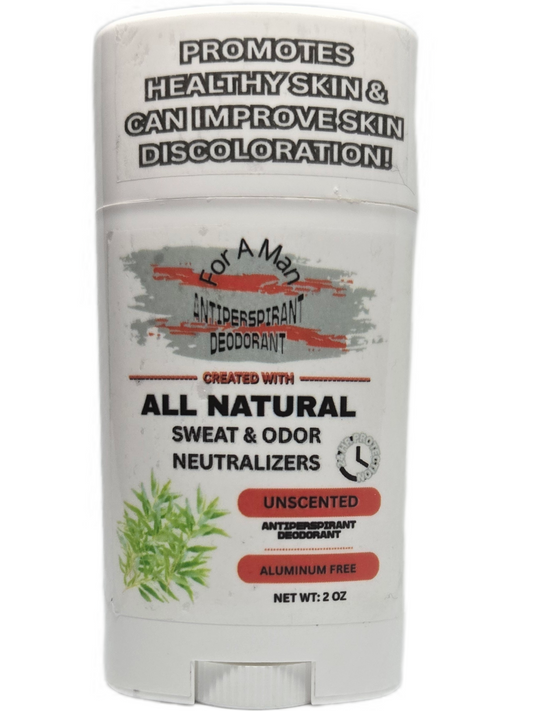 For A Man Antiperspirant Deodorant Unscented (2 Pk)