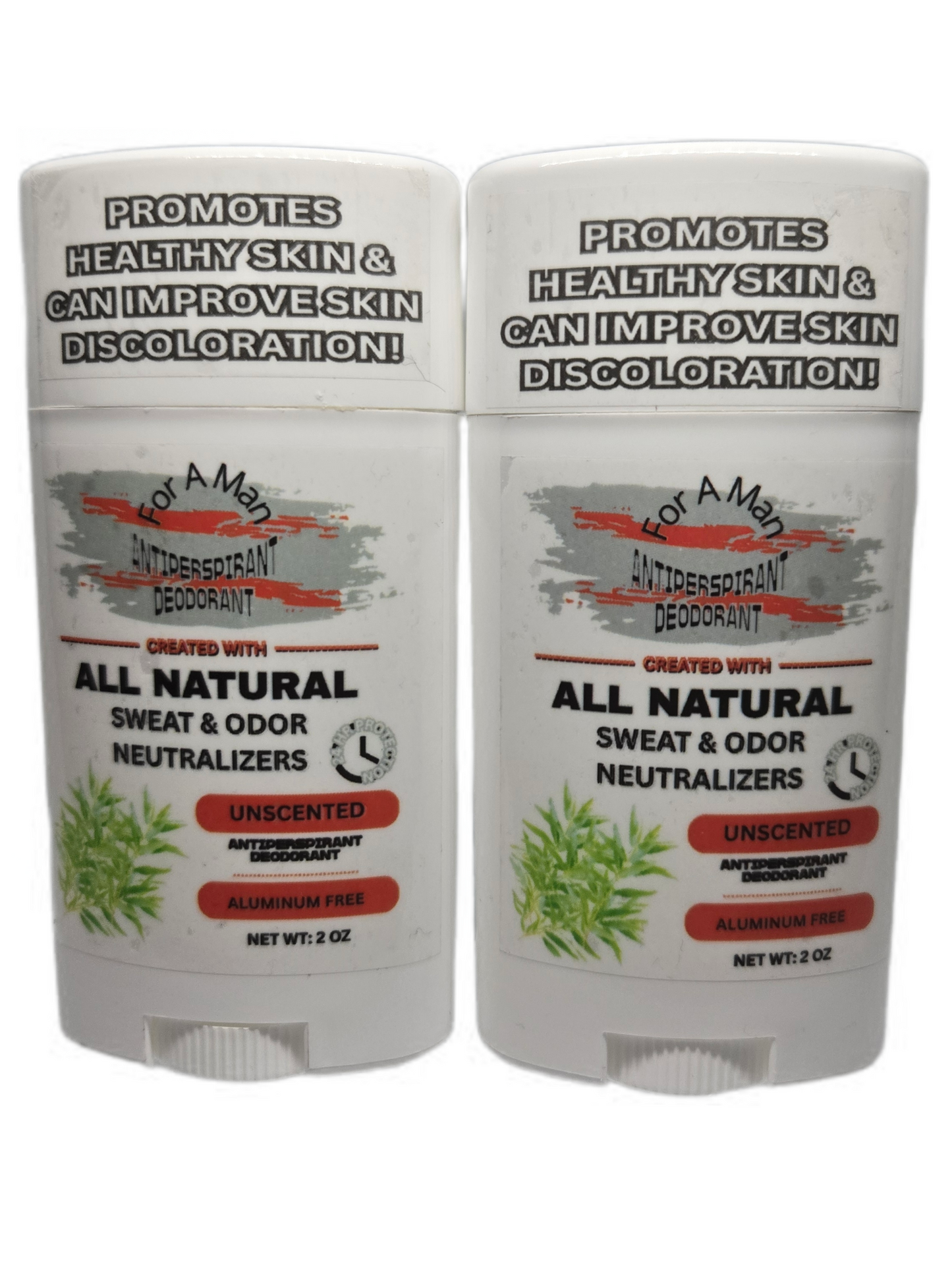 For A Man Antiperspirant Deodorant Unscented (2 Pk)