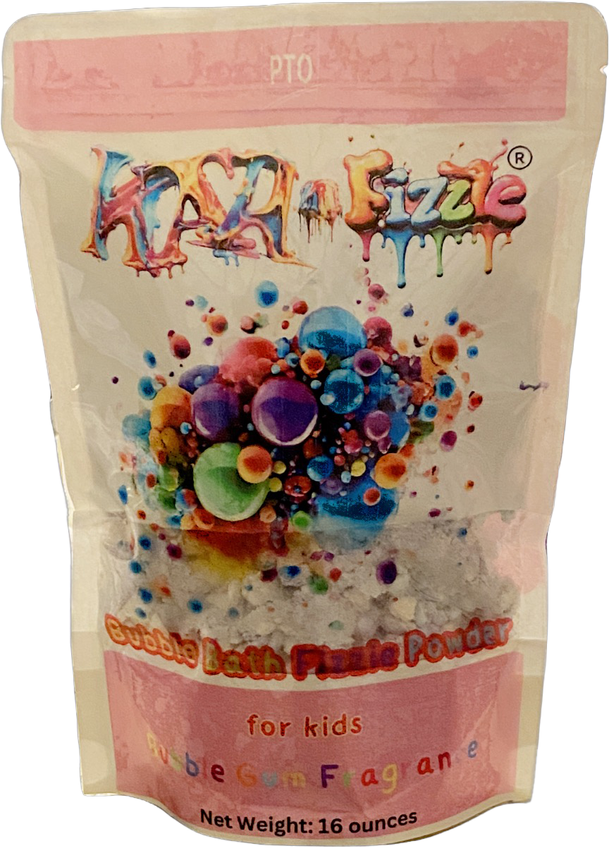 KAA-fizzie Bubble Gum Bubble Bath Fizzie Powder