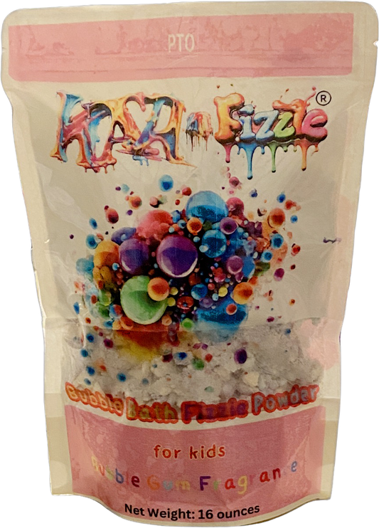 KAA-fizzie Bubble Gum Bubble Bath Fizzie Powder