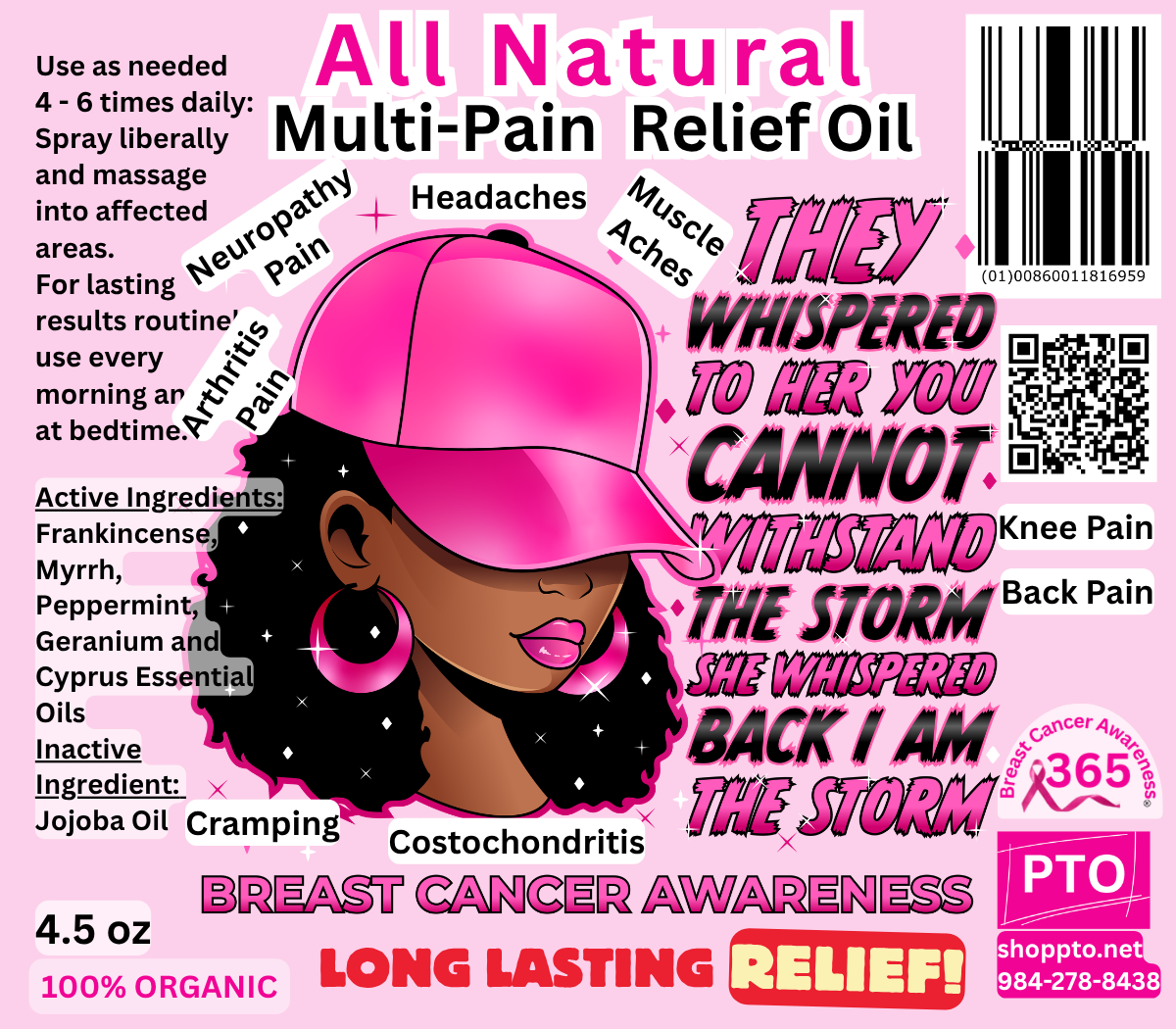 Multi-Pain Relief Oil Spray 4.5 OZ