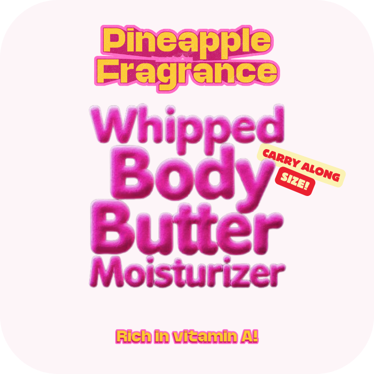 Whipped Body Butter Moisturizer Pineapple Fragrance 2 oz 2Pk